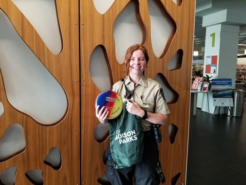 Madison Public Library and Madison Parks offer free disc golf kits at libraries