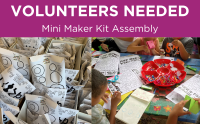 VOLUNTEERS NEEDED for We Read Summer Mini Maker Kit Assembly