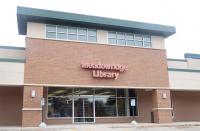 main entrance of Meadowridge Library